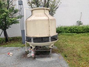 四川成都川大冷却塔清洗施工案例